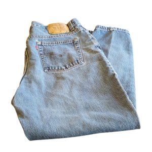 Vintage Levi's Women's 550 High Rise Relaxed Fit Tapered Leg Jeans 18W